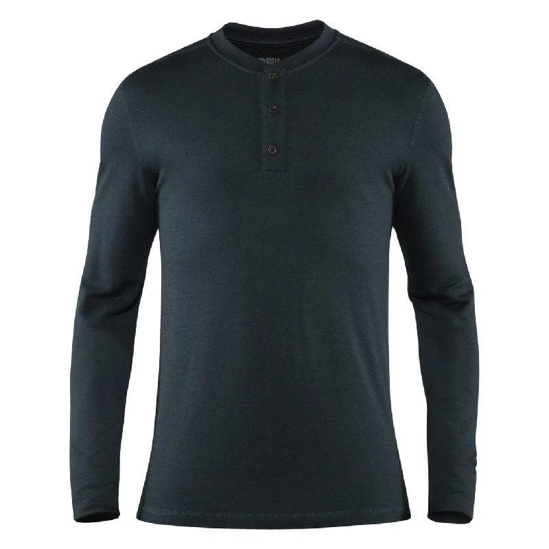 Deal Frenzy Fjallraven Singi Merino Henley Dark Navy