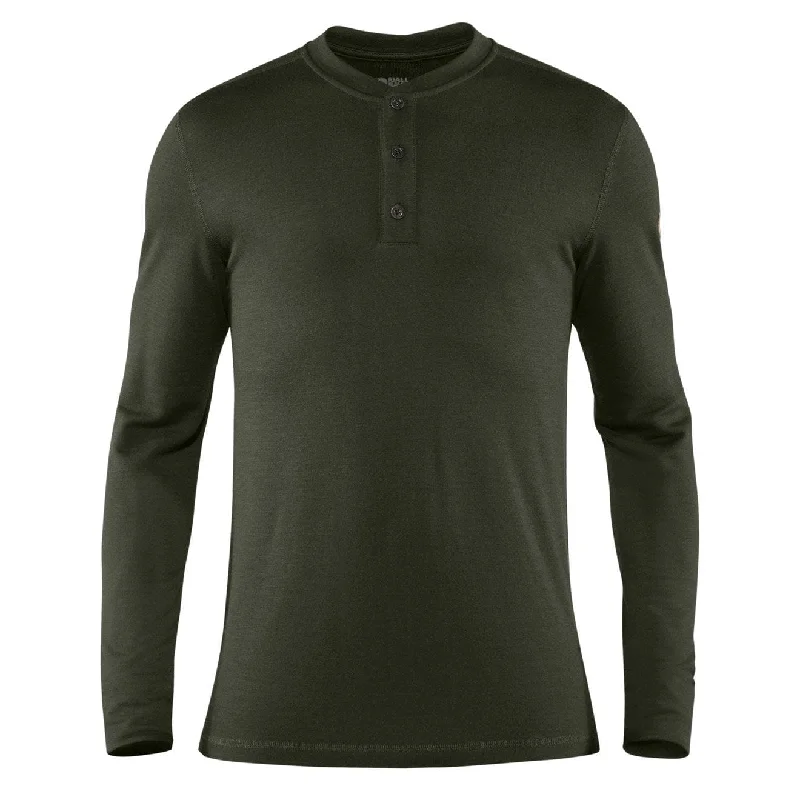 The Best Deal Fjallraven Singi Merino Henley Deep Forest