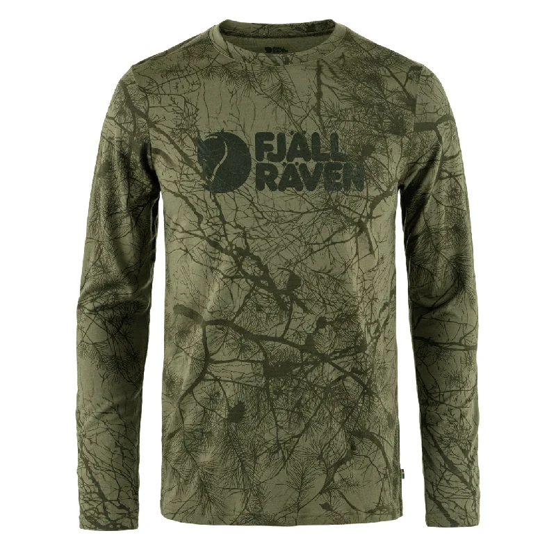 Limited Availability Fjallraven Varmland Wool LS Green Camo