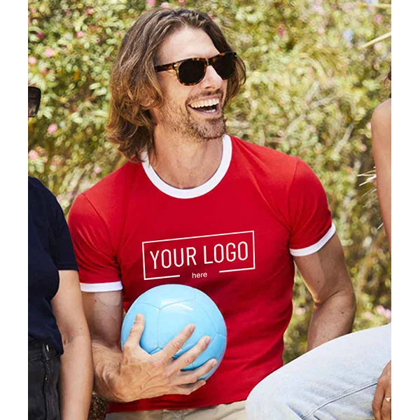Weekend Bargains to Grab Fruit of the Loom Men's Valueweight Ringer T-Shirt