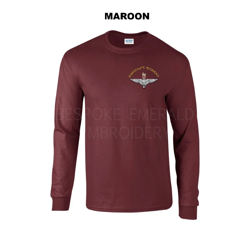 Markdown Sale GD14 - Parachute regiment Long sleeve T-shirt