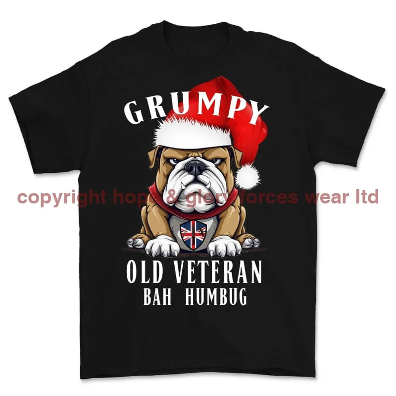 Weekend Specials to Grab Grumpy Old British Veteran Christmas Printed T-Shirt