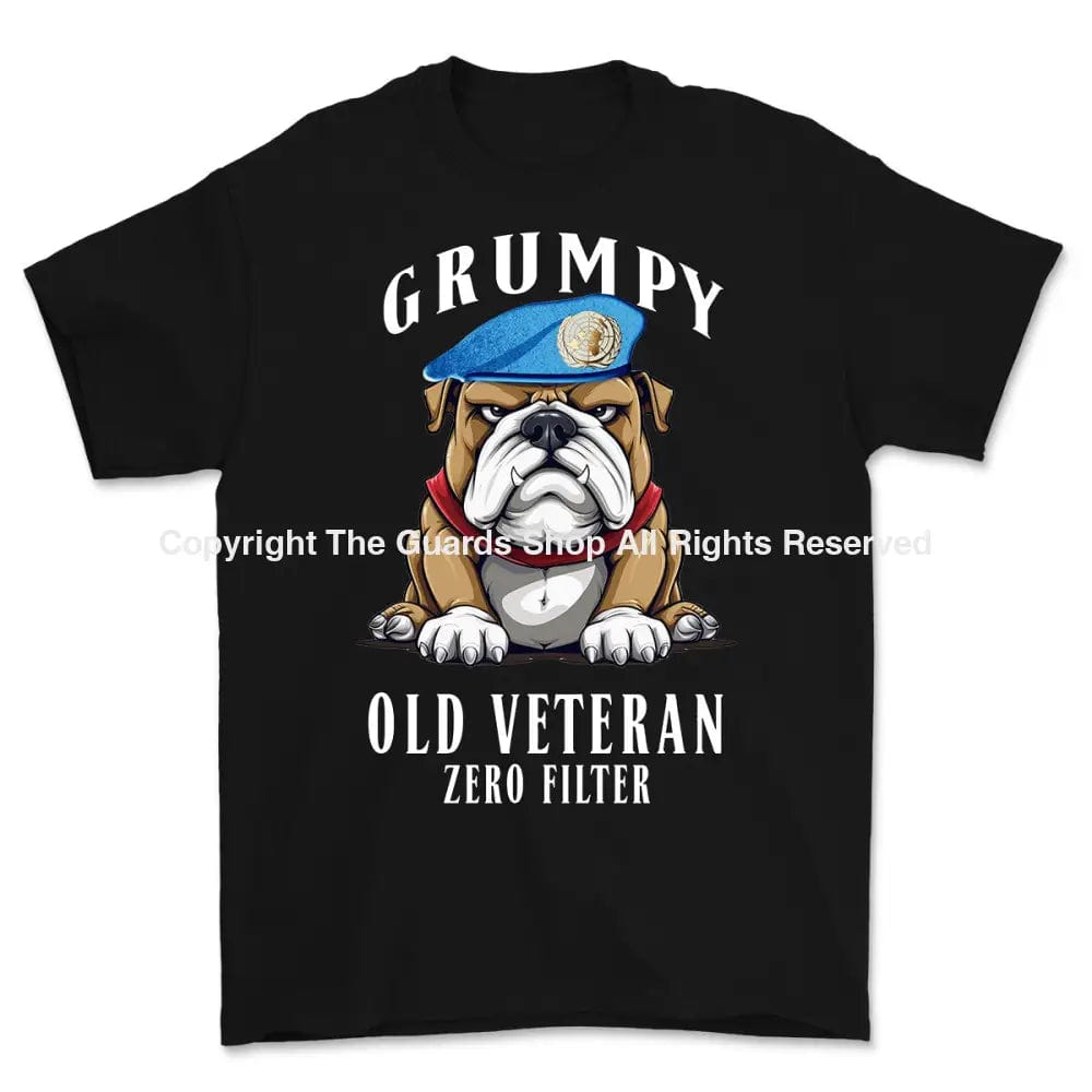 Weekend Discounts to Snag Grumpy Old UN Veteran Printed T-Shirt