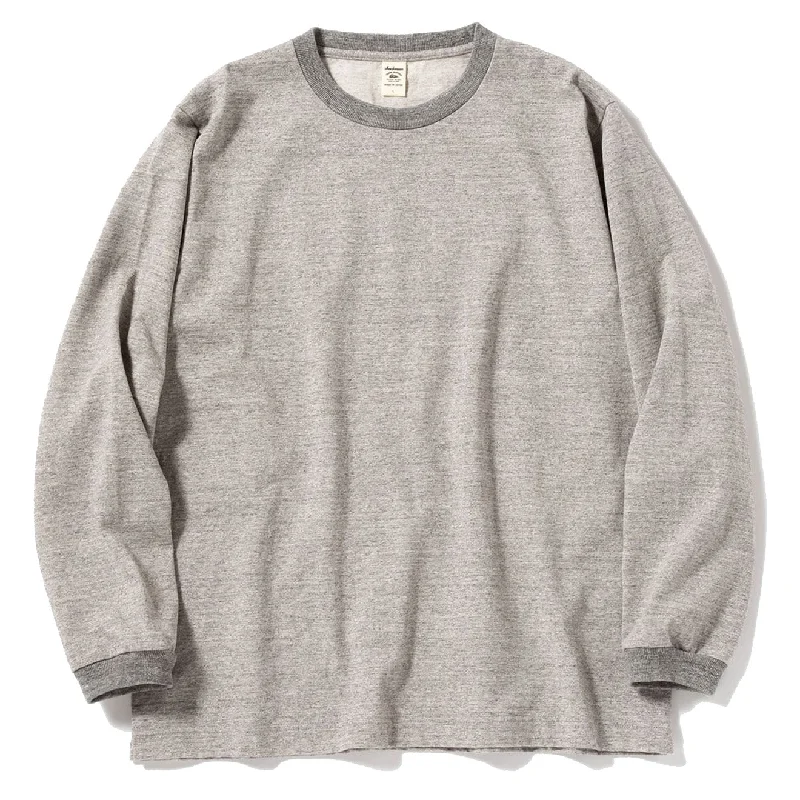 Super Savings Jackman Dotsume High-density L/S T-Shirt Heather Gray