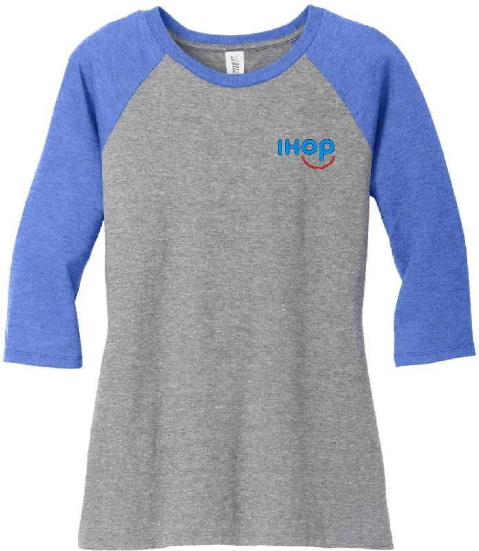 Early Bird District Ladies Perfect Tri 3/4-Sleeve Raglan