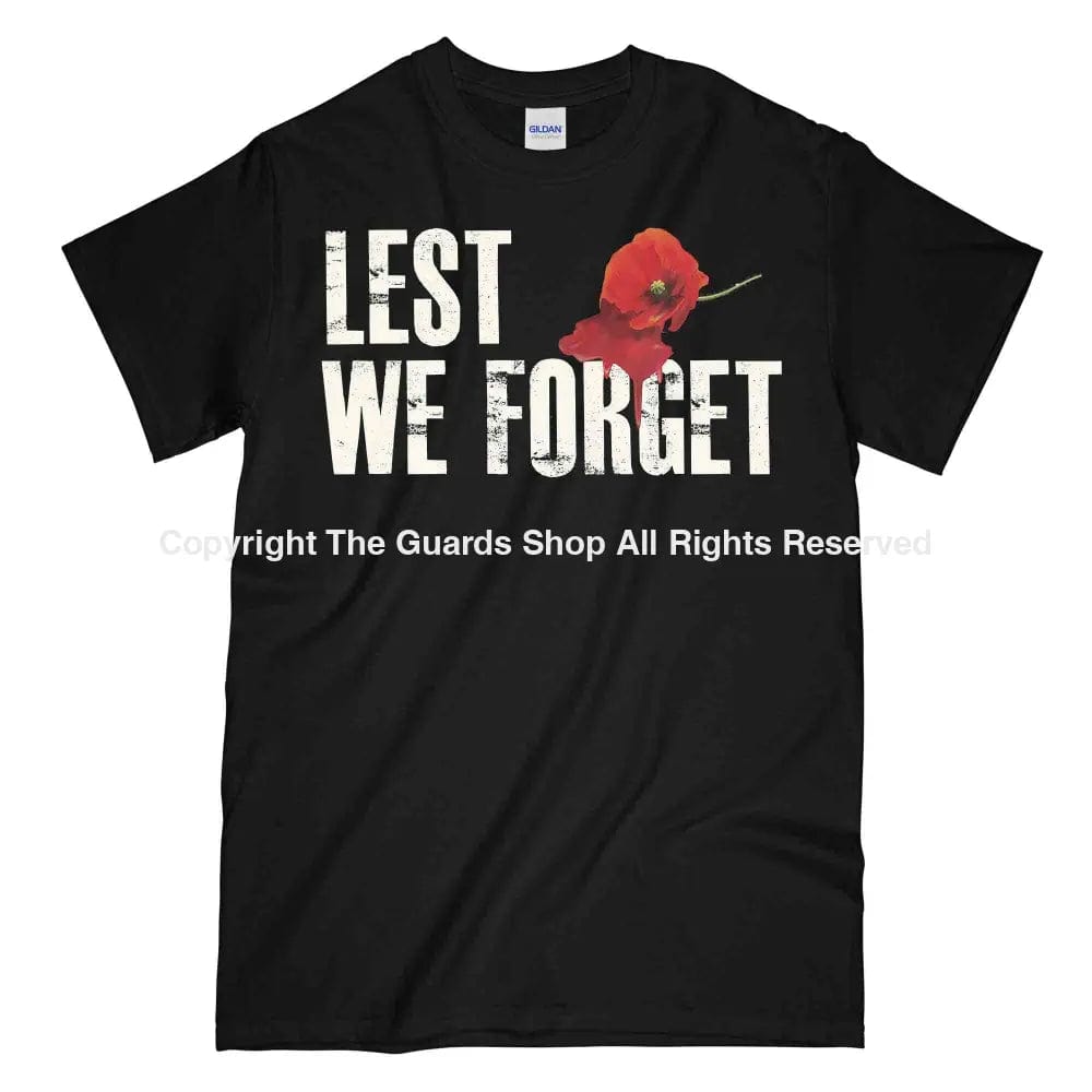 Weekend Savings Galore LEST WE FORGET BLEEDING POPPY Printed Unisex T-Shirt