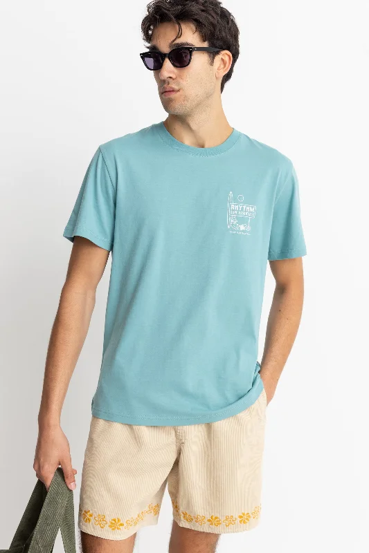 Special Discount Lull Ss T-Shirt Mineral Blue