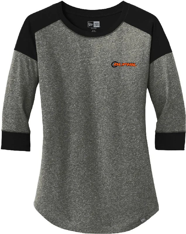 New Deal New Era Ladies Heritage 3/4-Sleeve Baseball Raglan Tee