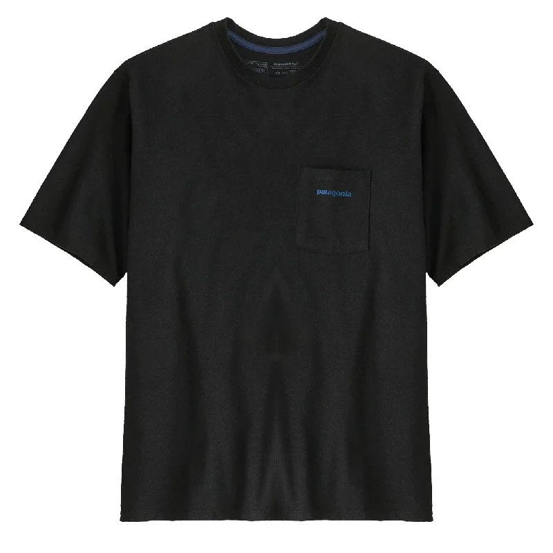 Steal Deal Patagonia Boardshort Logo Pocket Responsibili-Tee Ink Black