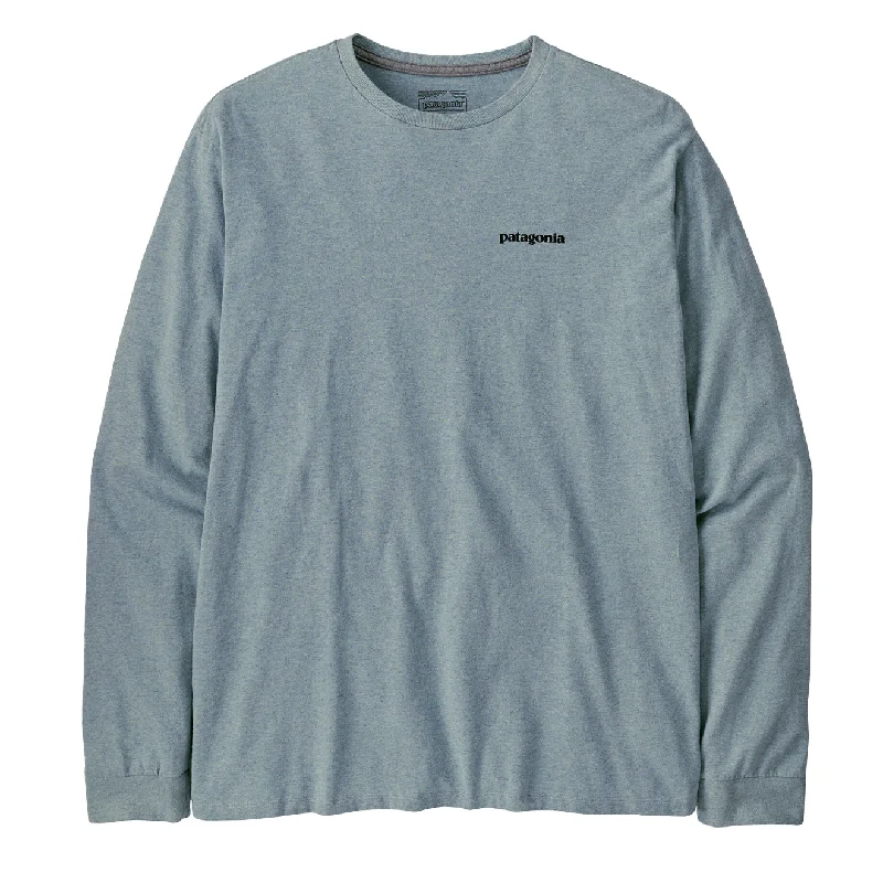Inventory Reduction Patagonia L/S Home Water Trout Responsibili-Tee Thermal Blue