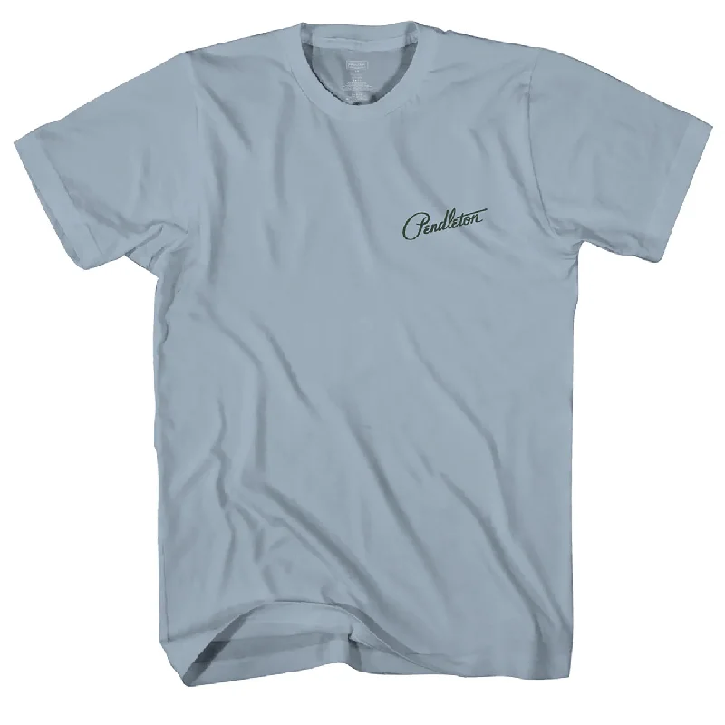 Special Buy Pendleton Glacier Graphic Tee Stonewash Denim / White