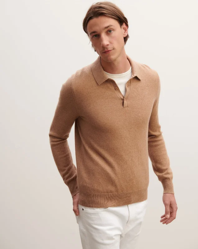 Clearance Sale Long-sleeved polo shirt