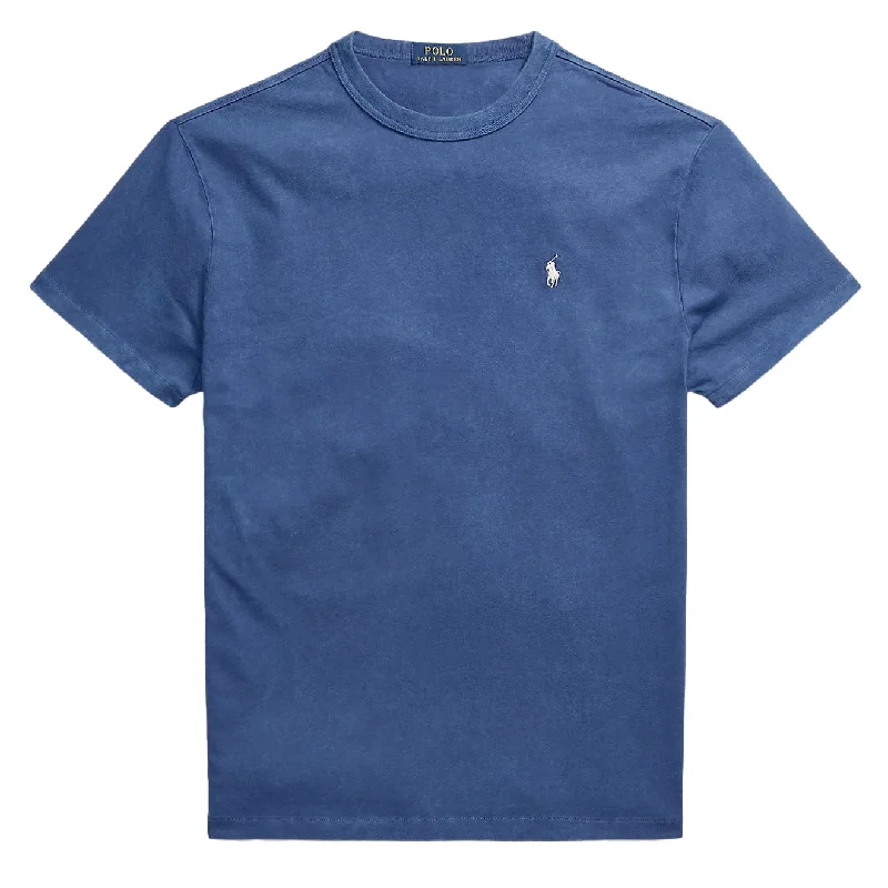 Instant Deal Polo Ralph Lauren Classic Fit Jersey Crewneck T-Shirt Light Navy