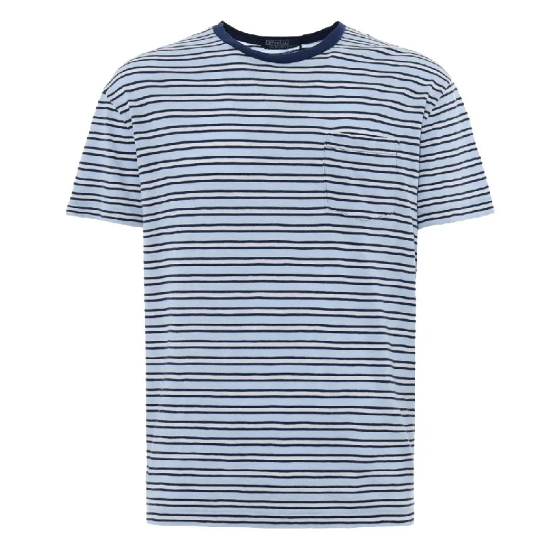 Clearance Sale Polo Ralph Lauren Classic Fit Striped Jersey T-Shirt Cold Springs Multi