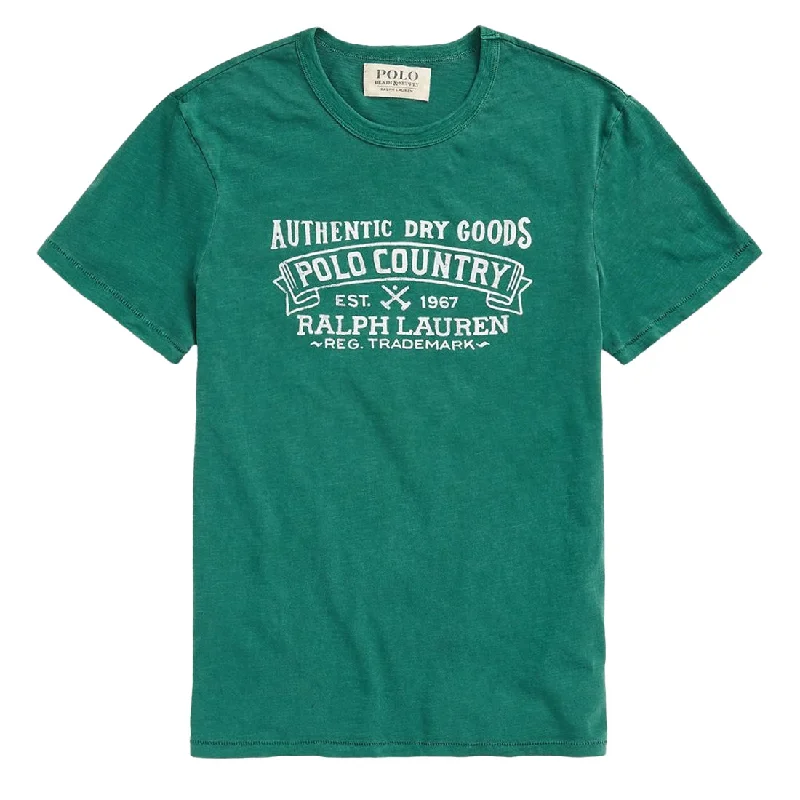 Exclusive Offers Polo Ralph Lauren Custom Slim Fit Graphic T-Shirt College Green