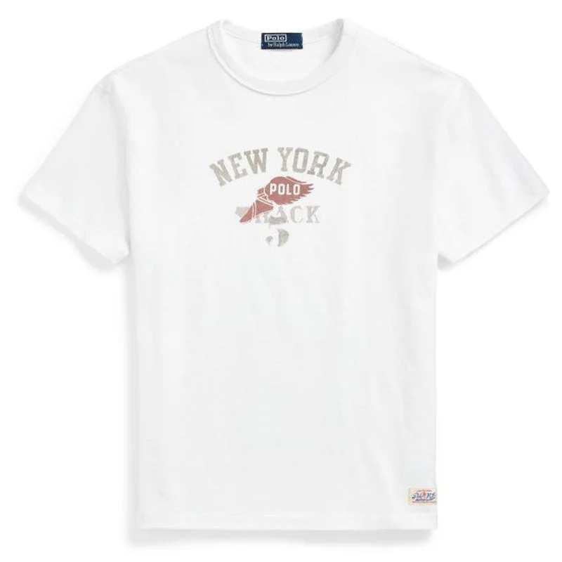Value Deals Polo Ralph Lauren New York T-Shirt Classic Oxford White