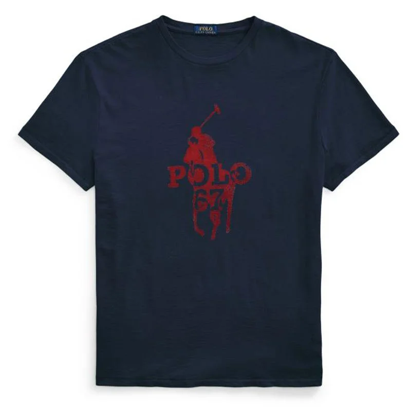 Today’s Deal Polo Ralph Lauren Pony Graphic Print T-Shirt Cruise Navy