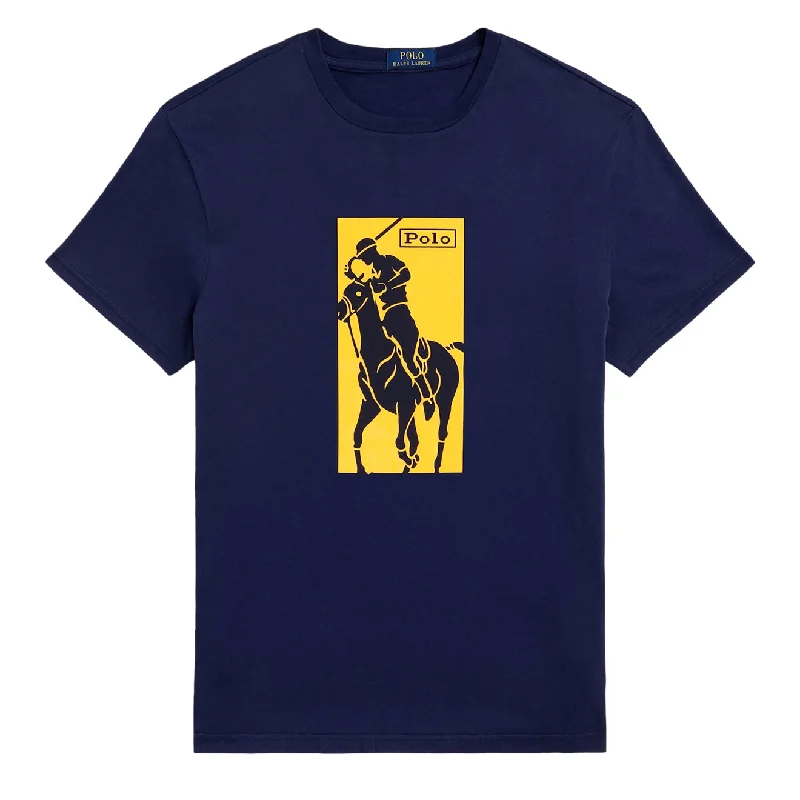The Best Prices Polo Ralph Lauren Pony Print T-Shirt Cruise Navy