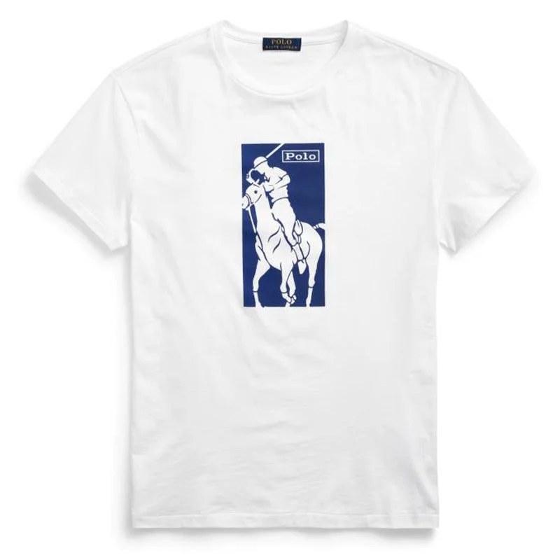 Take Advantage Polo Ralph Lauren Pony Print T-Shirt White