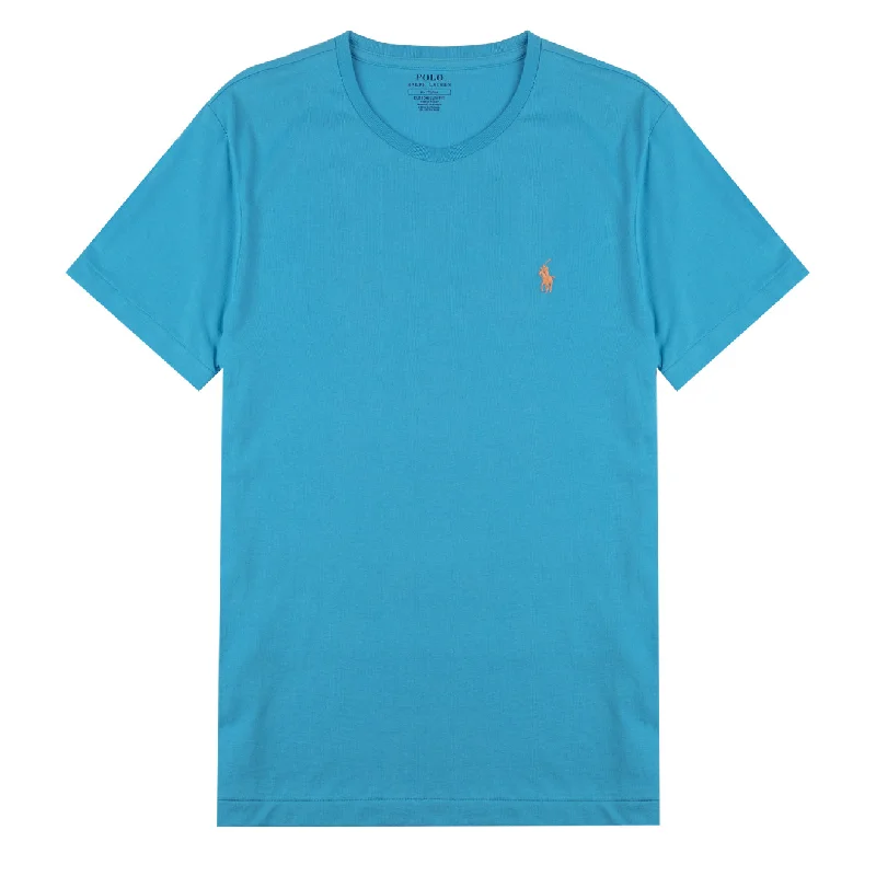 Super Sale Polo Ralph Lauren Slim Fit S/S T-Shirt Cove Blue