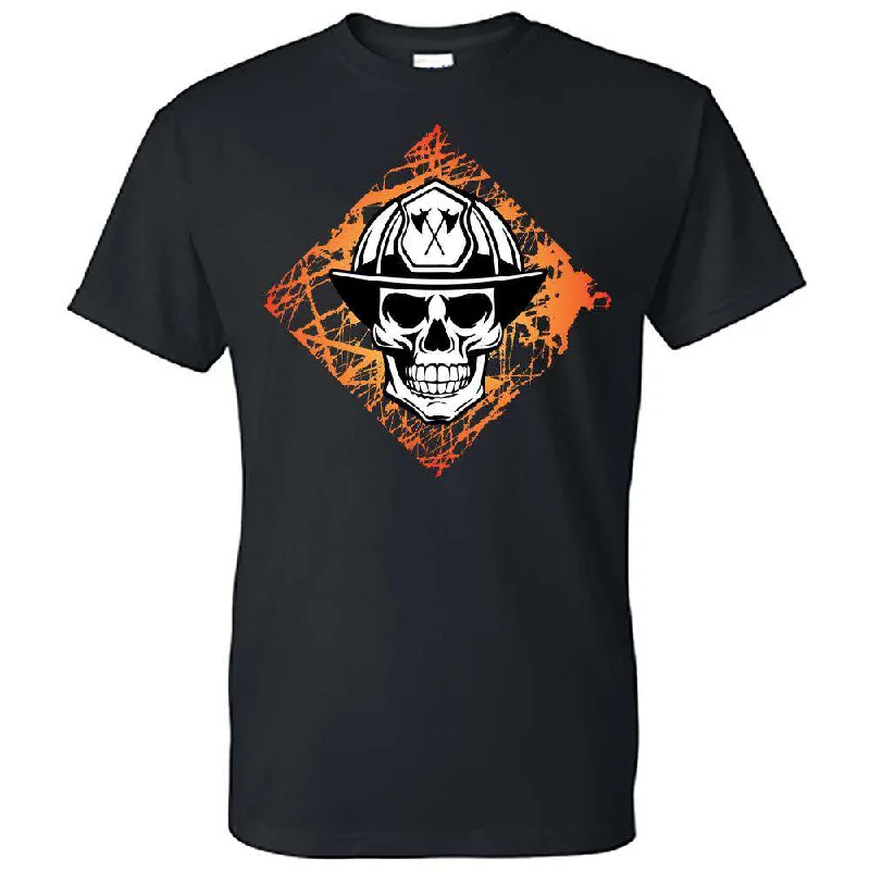 Limited Availability Fireman Skull Design, Firefighter T-Shirt