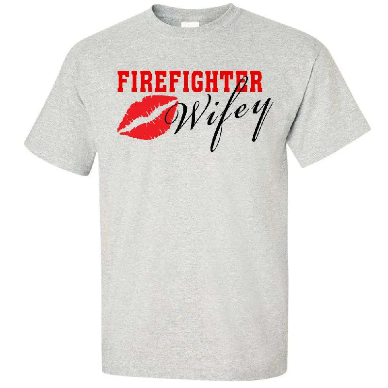 Massive Deals "Firefighter Wifey" Design, Firefighter T-Shirt