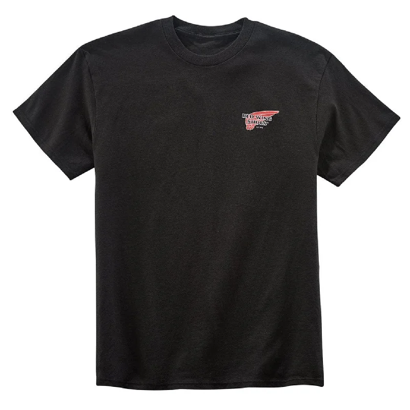 Price Drop Red Wing Heritage Logo T-Shirt Black