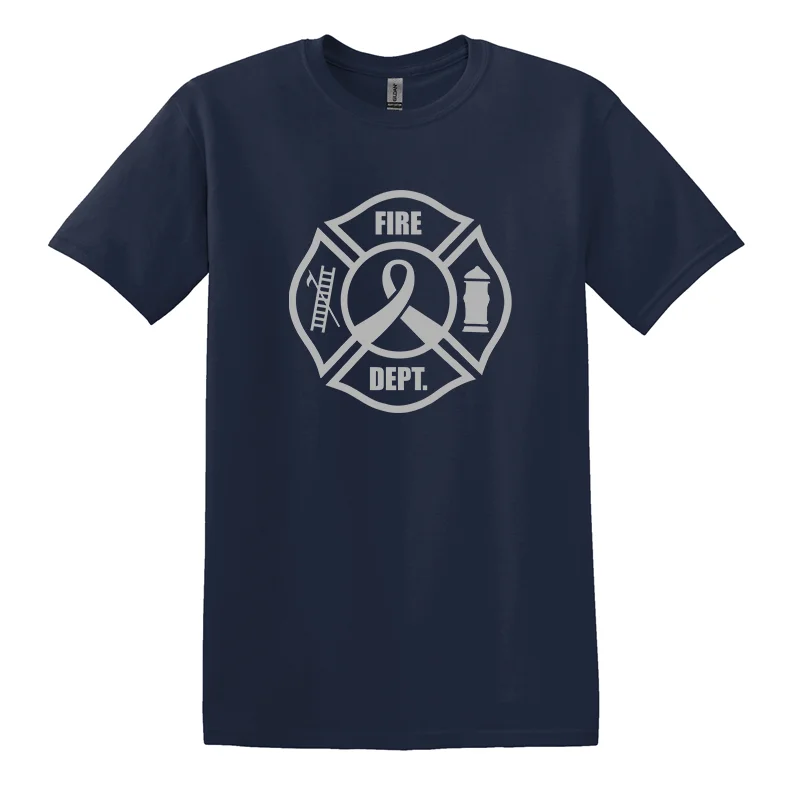 Special Discount Ribbon Maltese Design, Firefighter T-Shirt