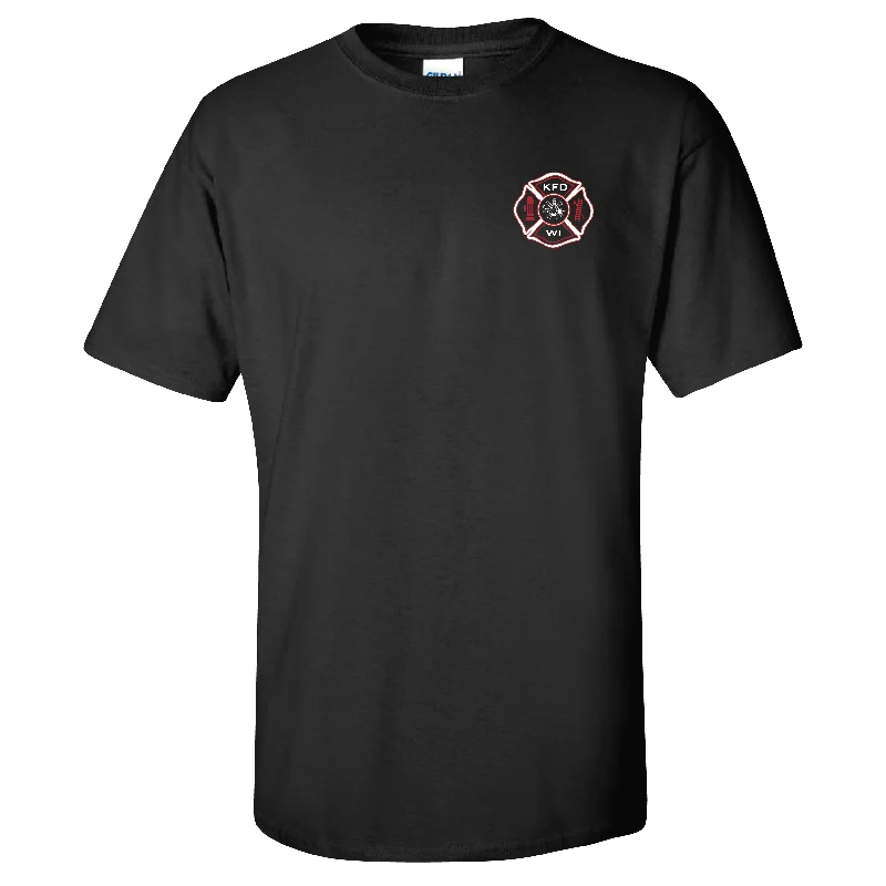 While Supplies Last Shield Maltese Design, Firefighter T-Shirt