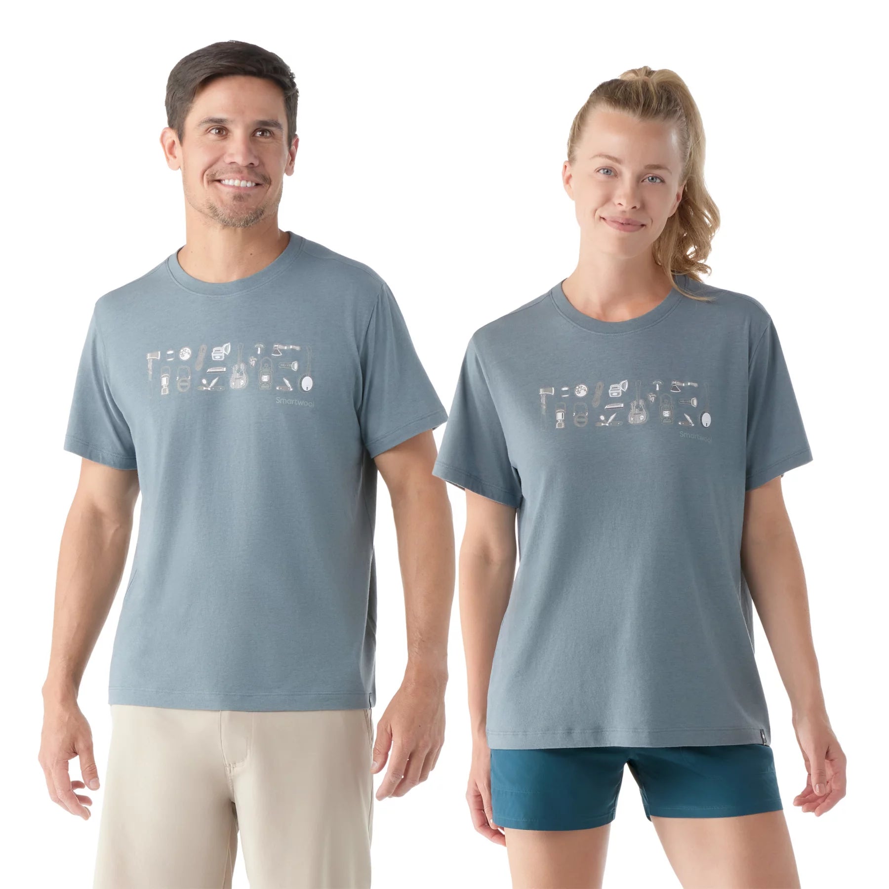 Cash Savings Gone Camping Graphic Short Sleeve Tee