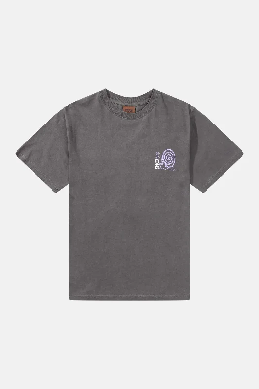 Fantastic Offers Snail Vintage Ss T-Shirt Vintage Black