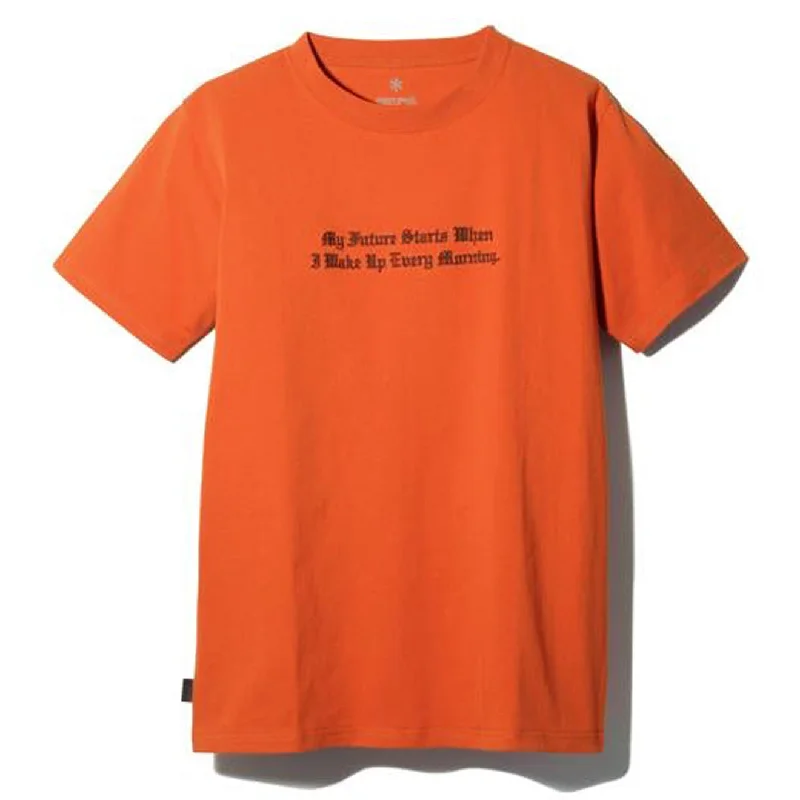 New Arrival Snow Peak Typographical T-Shirt 3 Red