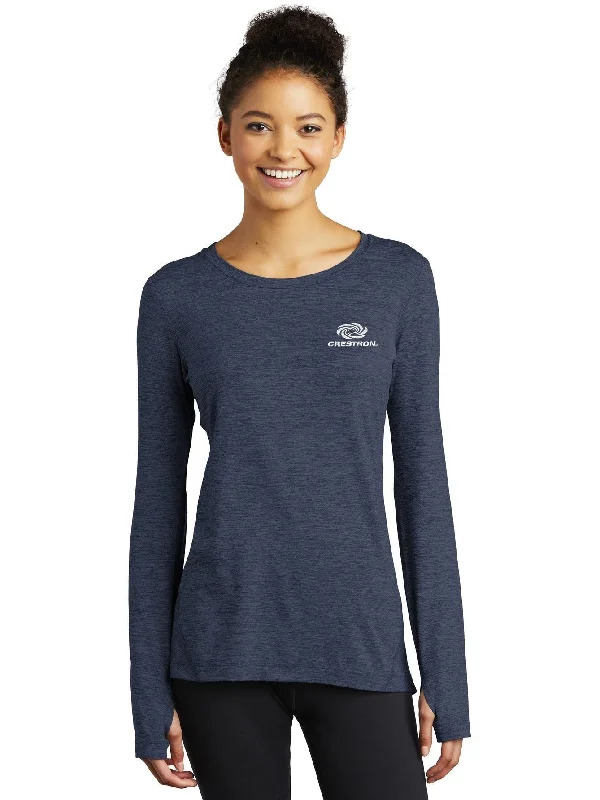 Weekend Bargains to Snag Sport-Tek Ladies Exchange 1.5 Long Sleeve Crew