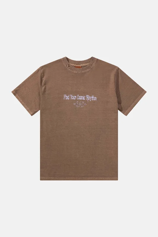 Don't Wait Star Vintage Ss T-Shirt Brown