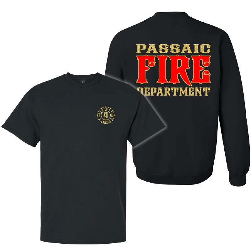 Doorbuster Deal Traditional Fire Department Design Crewneck Package Deal