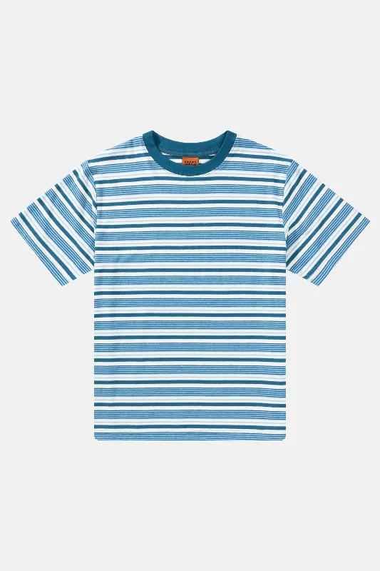 Amazing Deals Vintage Stripe Ss T-Shirt Mineral Blue