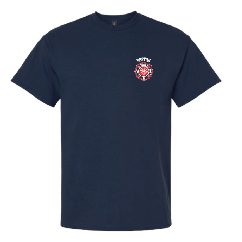 Year-End Sale Wavy Flag Number Design, Firefighter T-Shirt